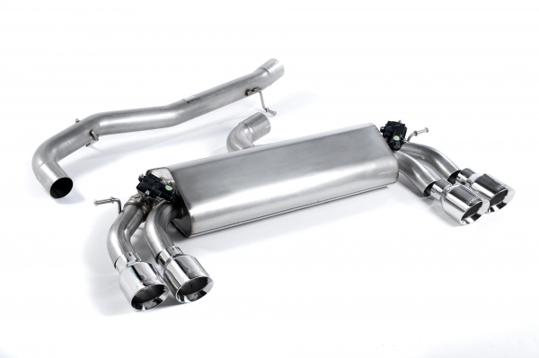 Cat-Back Non Resonated Polished Round GT100 Tips