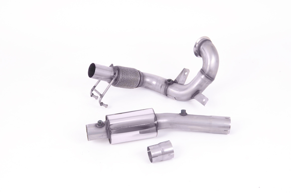 Cast Downpipe De-Cat Non Resonated to OE Cat Back