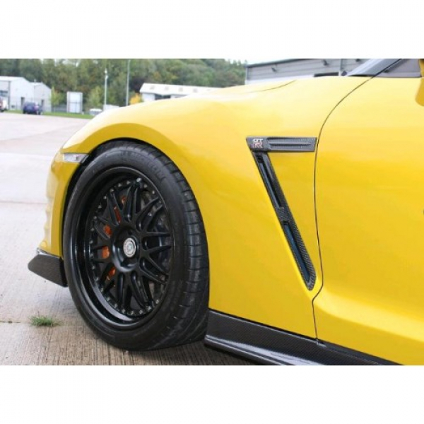 GT-R R35 Carbon Front Fender Logo Halter / Embleme (2009-2013)